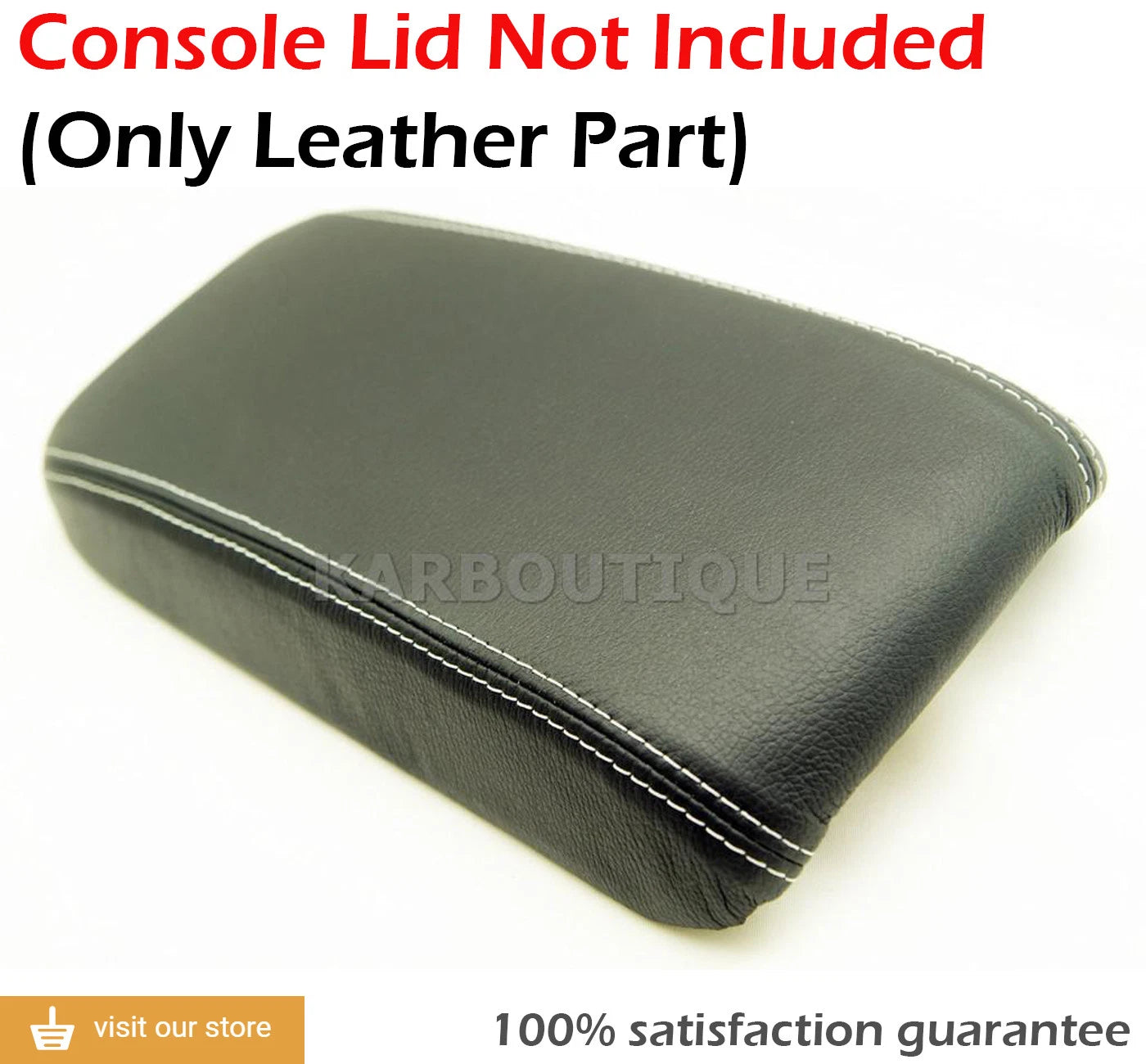 Leather Synthetic Console Armrest Cover for Honda Civic (2006–2011)