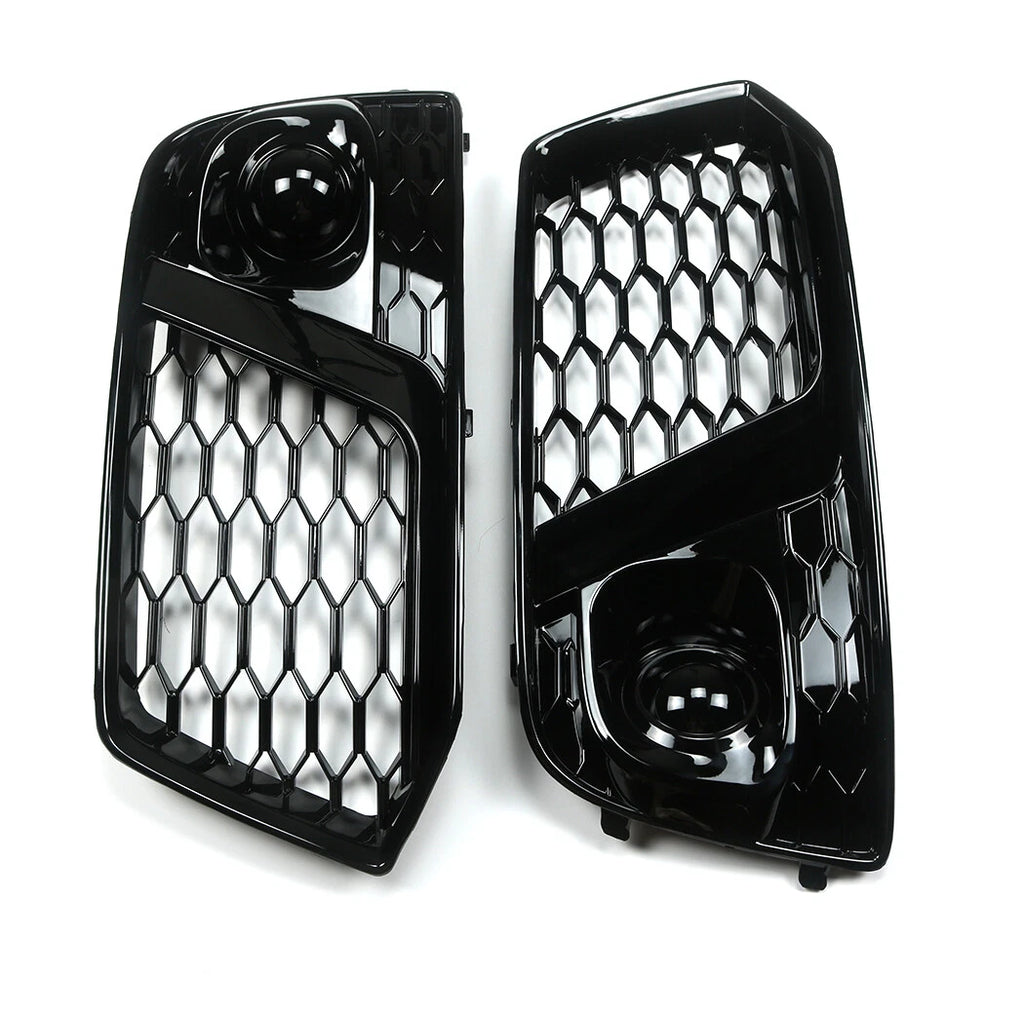 Front Honeycomb Fog Lamp Grilles Cover for Audi Q5 SQ5 (2018–2019)