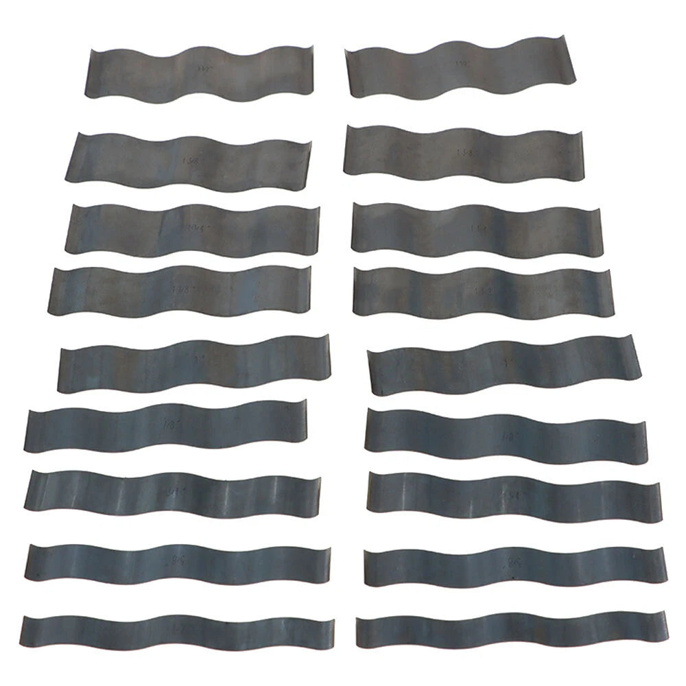 Set of 2 Wavy Parallel Hardened Stainless Steel for Automotive Applications