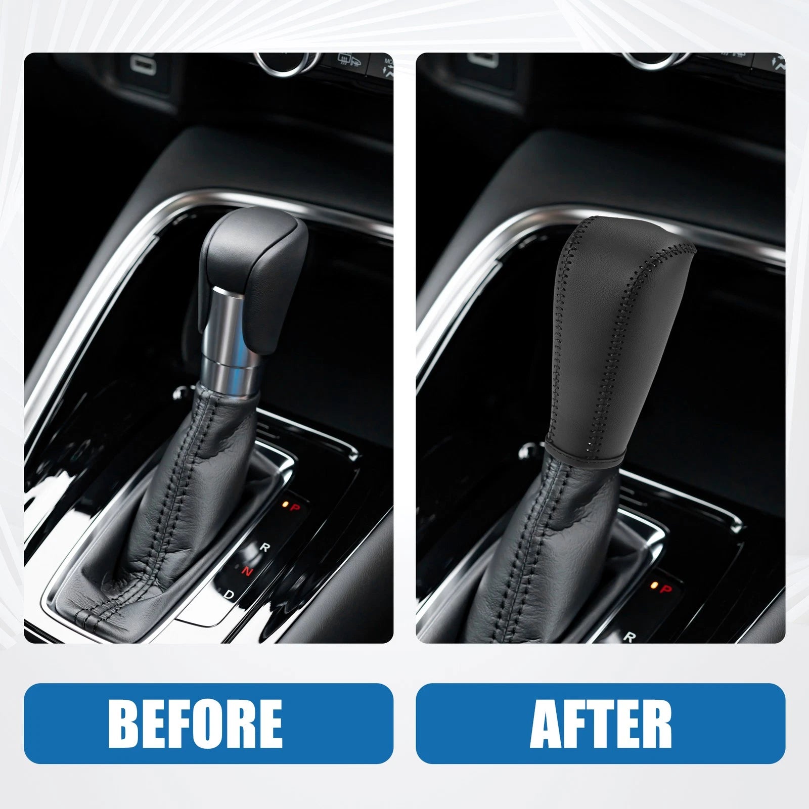 Gear Shift Knob Cover for Chevrolet Trax (2015–2021) Black