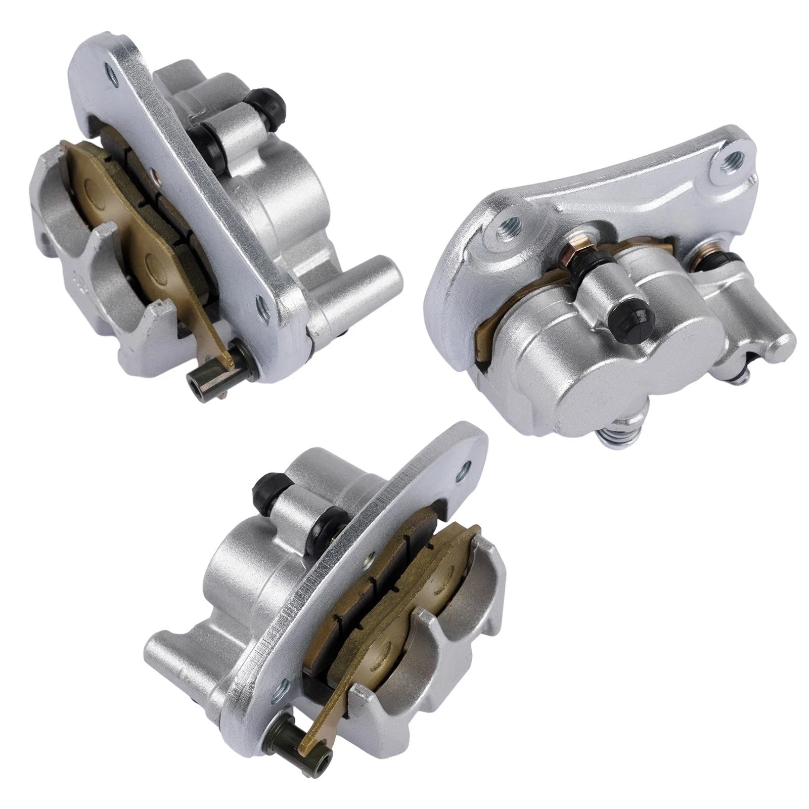 Set of 2 Front & Rear Brake Calipers with Pads for Can-Am Commander 800 (2011–2020)