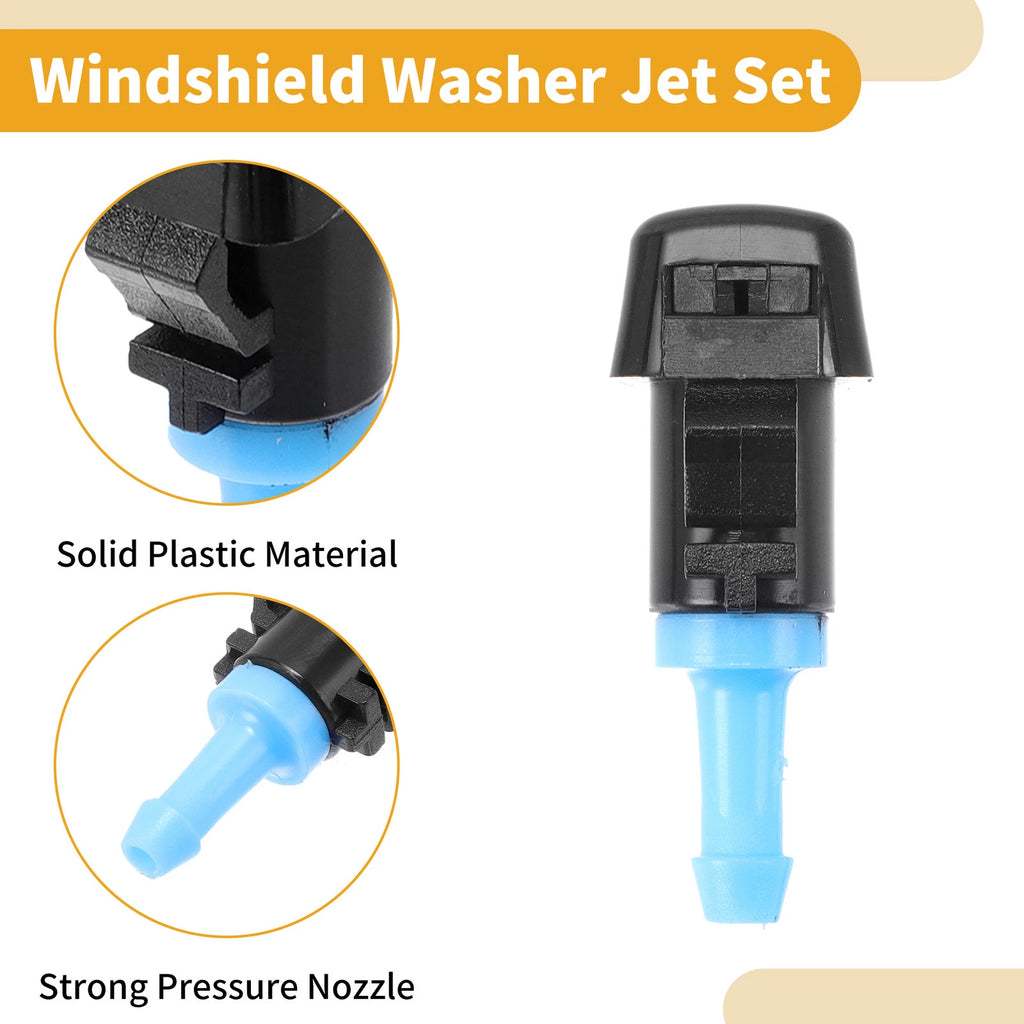 Windshield Washer Nozzle Kit for Kia Rio (2016–2024) No. 98630G3000, 2 Pcs