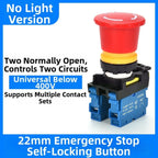 LA36M Red Stop Button Switch for Exigent (400V)