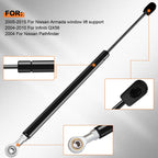Set of 2 Rear Window Gas Lift Supports for Nissan Armada (2005–2015)