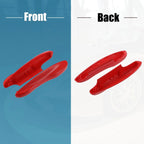 Car Remote Key Side Cover Case Set for Porsche Taycan 911 (2020-2021) Red
