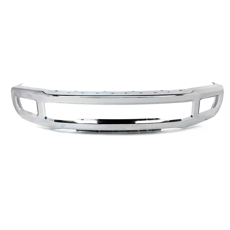 Silver Front Bumper Face for Ford F250 F350 Super Duty (2017–2019) w/ Fog Hole