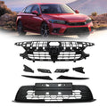 Front Bumper Grille & Headlight Eyelid Set for Honda Civic (2022–2023)