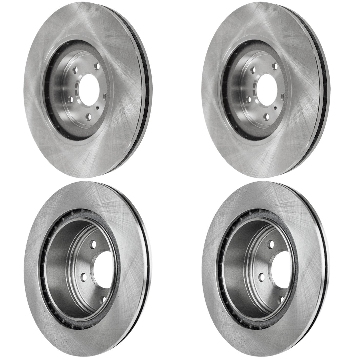 Front & Rear Brake Disc Rotors for Infiniti G37 (2009)