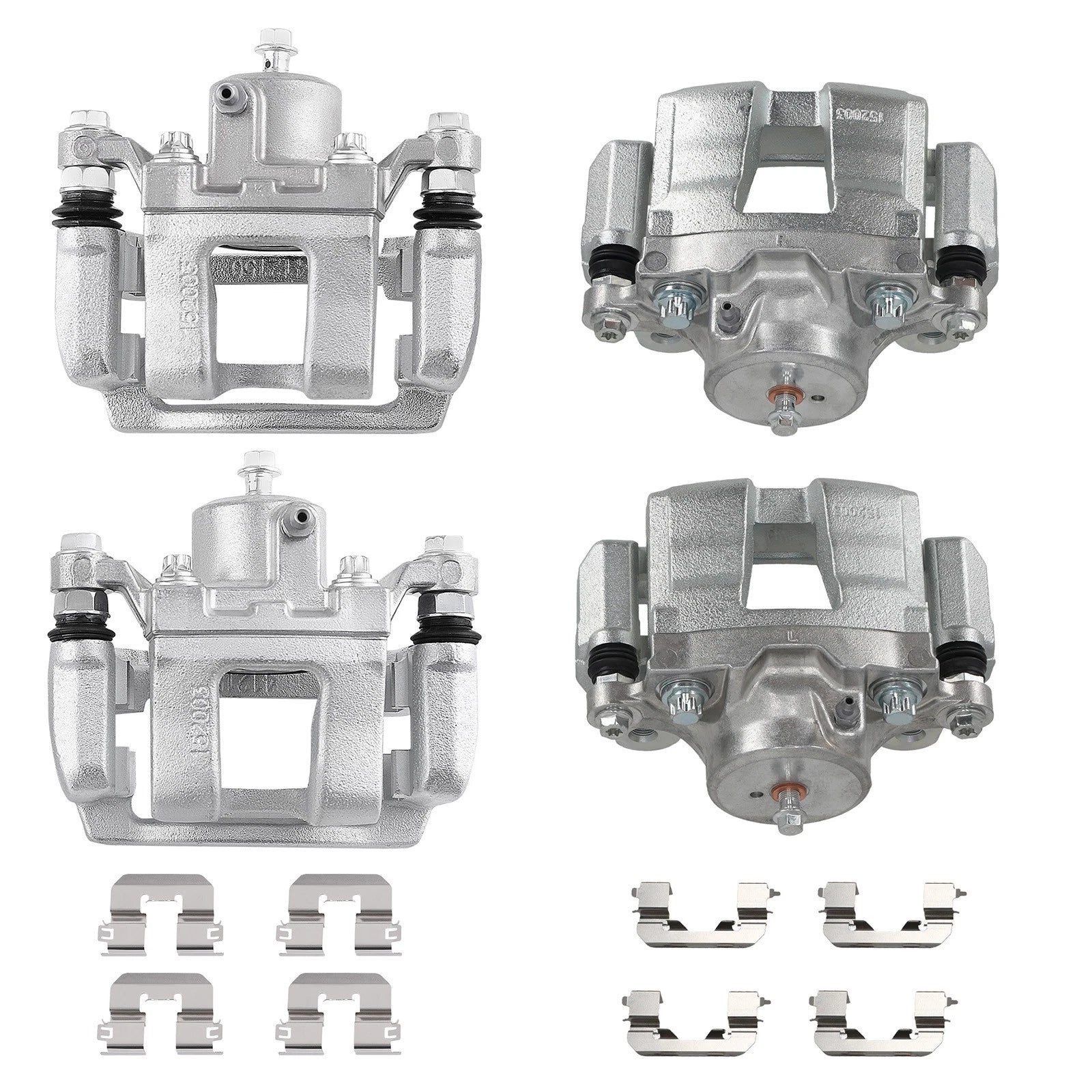 Front Rear Brake Caliper Set for Hyundai Sonata Kia Optima (2011-2015)
