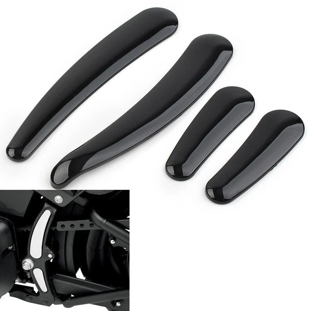 Curved Swingarm Frame Inserts for Harley Softail Models (2008-2023) 4 x Pcs