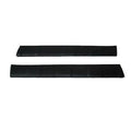 Replacement Black Matte/Textured Plastic Passenger Front Door Molding w/Clips