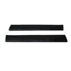 Replacement Black Matte/Textured Plastic Passenger Front Door Molding w/Clips