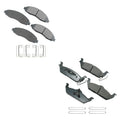 Akebono ProACT Front & Rear Ceramic Brake Pad Kit for Dodge Dakota (2003–2004)