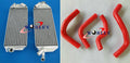 Aluminum Radiator & Blue Hose for Suzuki DRZ400E (2005-2007)