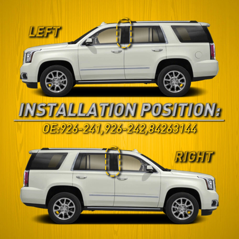 Front Door Trim B-Pillar Molding for Cadillac Escalade (2015–2020)