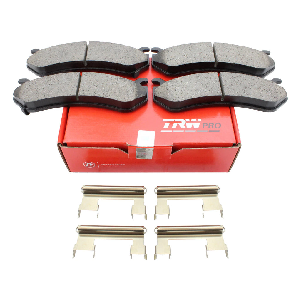 Set of 4 TRW Pro Ceramic Brake Pads for Cadillac Chevrolet GMC Hummer