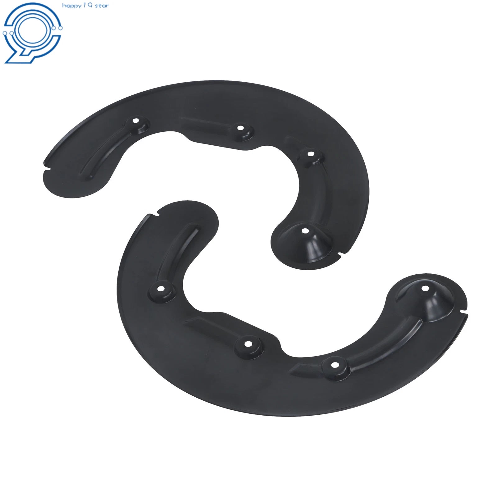 Set of 2 Front Brake Backing Plates for Ford F-150 (2004–2008)
