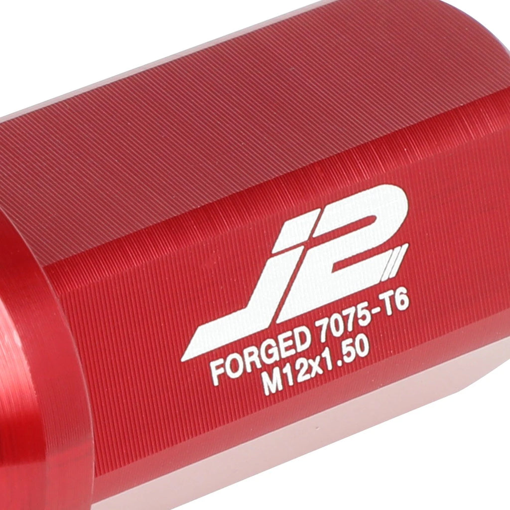 20Pcs J2 7075-T6 Forged Aluminum Open-End Lug Nuts for