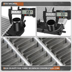 2X Aluminum Core 2-Row Cooling Radiator for Chevy Camaro/Pontiac Firebird (1993–2002)