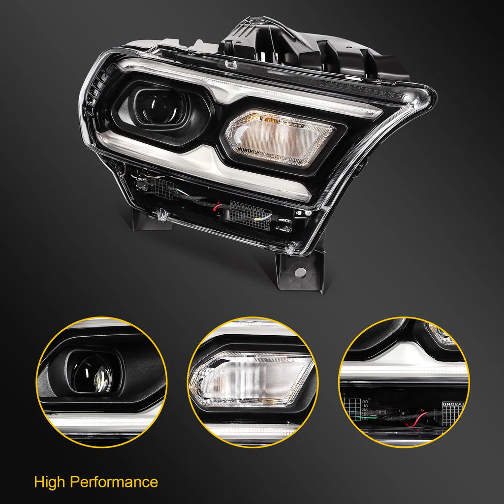 Right LED Headlight Assembly for Dodge Durango (2021–2024)