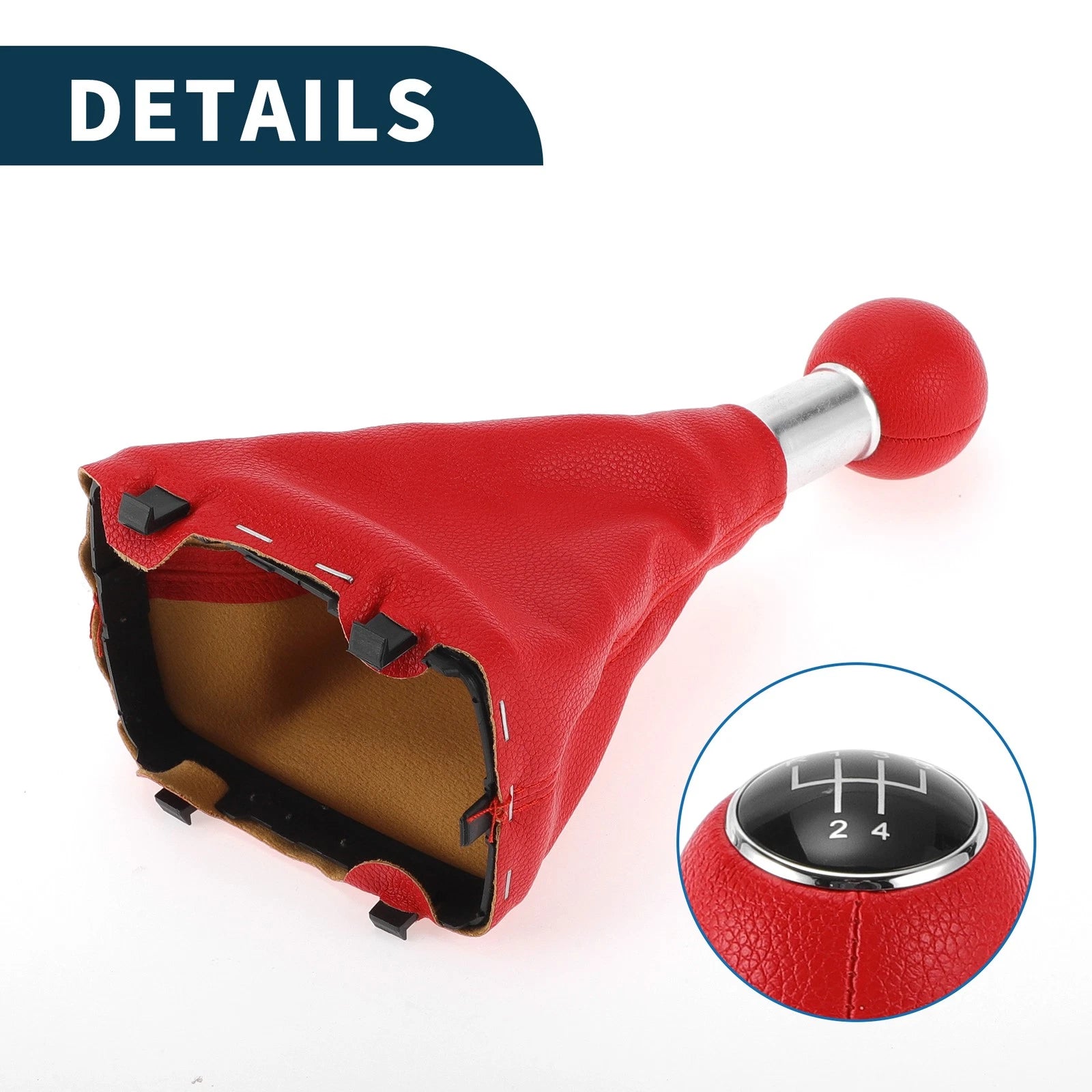 5 Speed Gear Shifter Knob with Cover for Audi A3 8L1 (1996–2003)