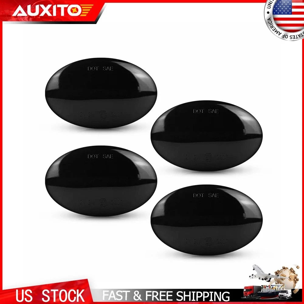 Smoked White LED Fender Lamp Side Marker Light for Ford F350 Super Duty (1999–2010)