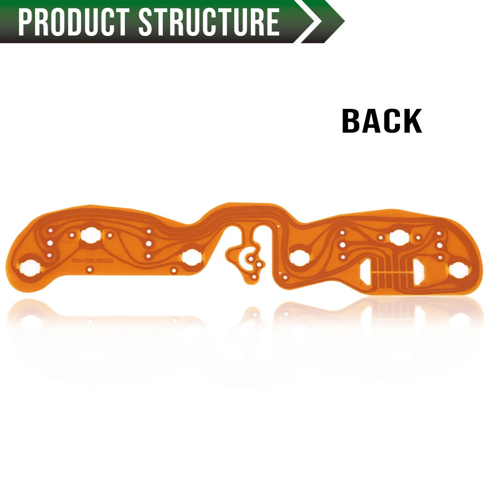 Instrument Panel Circuit Board for Jeep Wrangler (1987–1991) Orange
