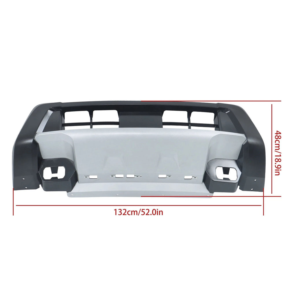 Front Lower Bumper Cover for Nissan Frontier (2022–2024) Silver