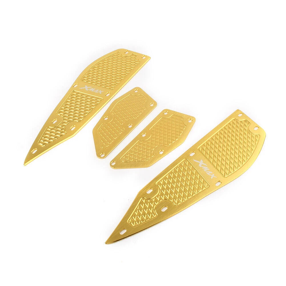 Footboard Step Footrest Foot Plate for Yamaha XMAX300 (2017–2018) Gold