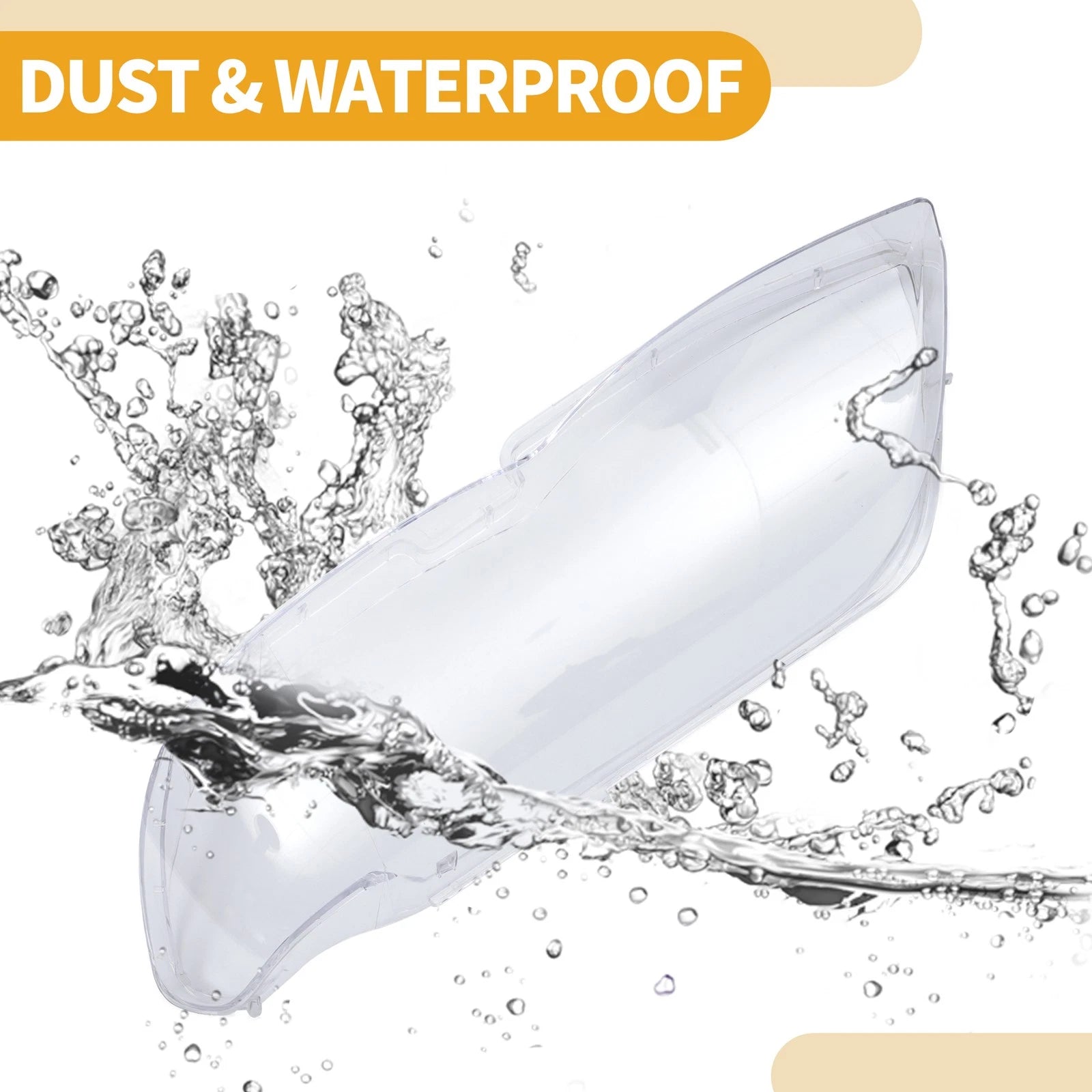1 Pc Headlight Lens Cover for BMW X5 (2004–2006) No. 63117166817 Clear