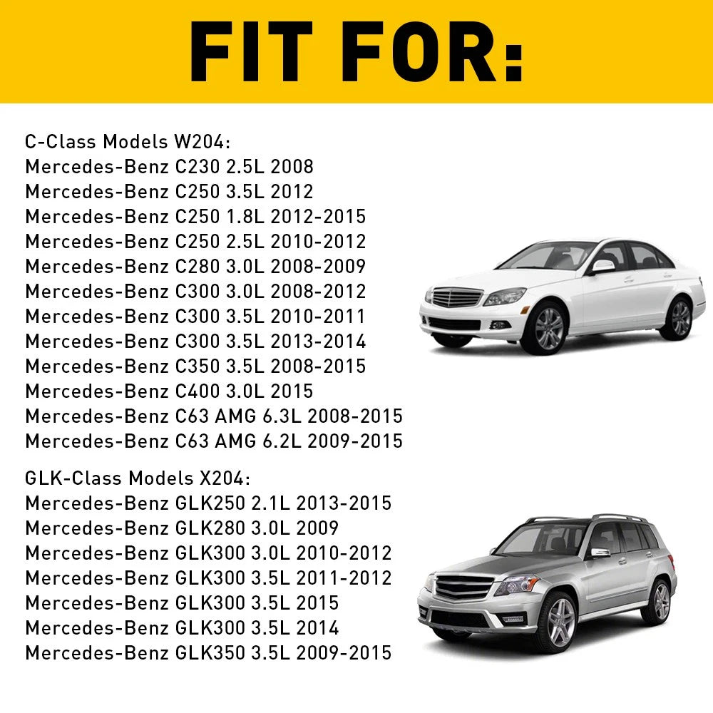 Chrome Interior Door Handle Repair Kit for Mercedes C250 GLK350 (2009–2015)
