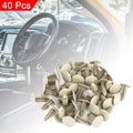 40pcs Plastic Bolt Rivets Fastener Clips for Toyota 