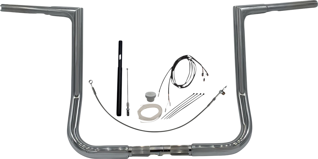 1-1/4" EZ Install Flat Top Handlebar Kit for Harley (719014)