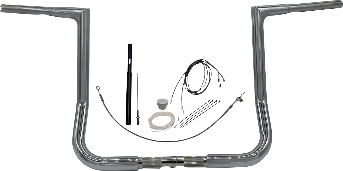 1-1/4" EZ Install Flat Top Handlebar Kit for Harley (719014)