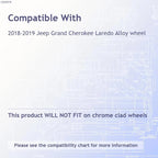 17 Inch Gloss Black Wheel Covers for 2018–2019 Jeep Grand Cherokee Laredo