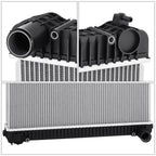 2-Row Aluminum Cooling Radiator for Freightliner Business Class M2 106 (2002–2014)