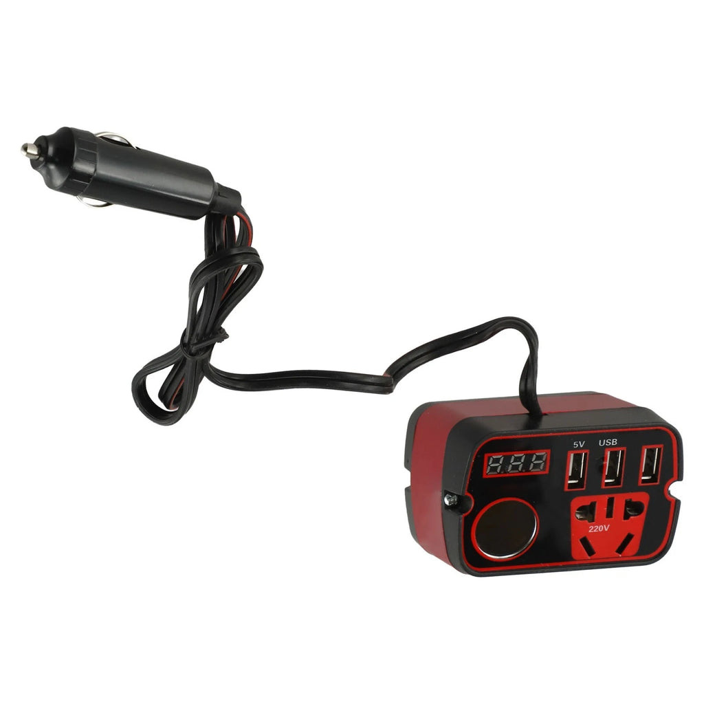 Car Battery Powered Inverter Adapter for Multiple Devices (2010–2023)