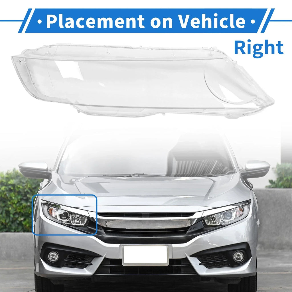 Car Front Right Headlight Lens Cover for Honda Odyssey (2005-2008)