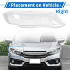 Car Front Right Headlight Lens Cover for Honda Odyssey (2005-2008)