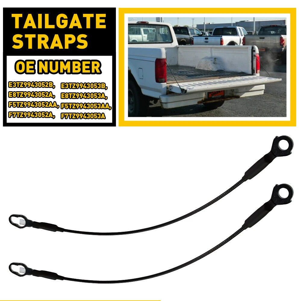 Tailgate Support Cable Set for Ford F150 F250 F350 F450 F550