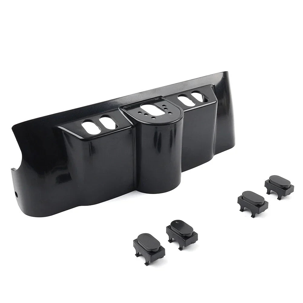 Unpainted Black Inner Fairing Switch Caps for Harley Electra Glide (1996-2013)