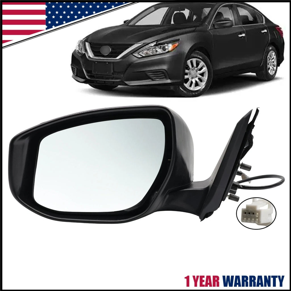 Left Driver Side Power View Mirror for Nissan Altima Sedan (2013–2018)