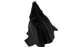 Manual Shift Boot for Chevrolet Camaro (1982–1992) Carbon Fiber Green Stitch