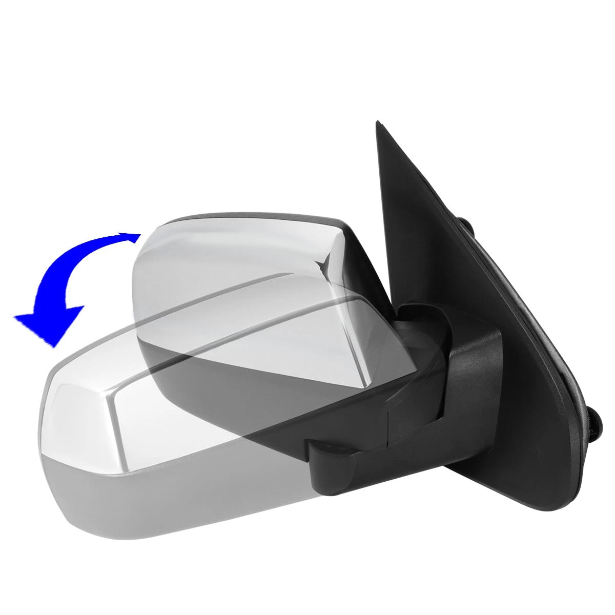 Right Powered Heated Towing Mirror Chrome for Chevy Silverado/GMC Sierra (2014–2018)