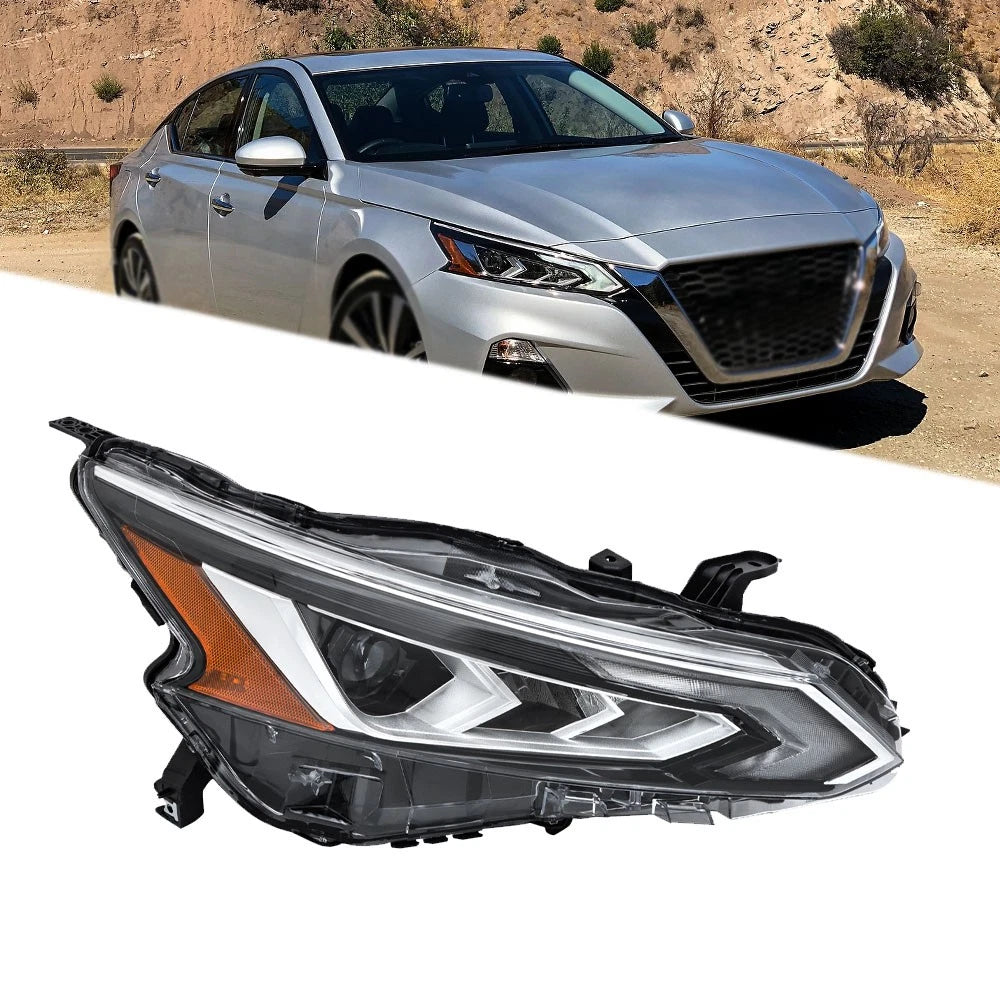 Chrome Clear LED Headlight for Nissan Altima (2019–2020) Right Side