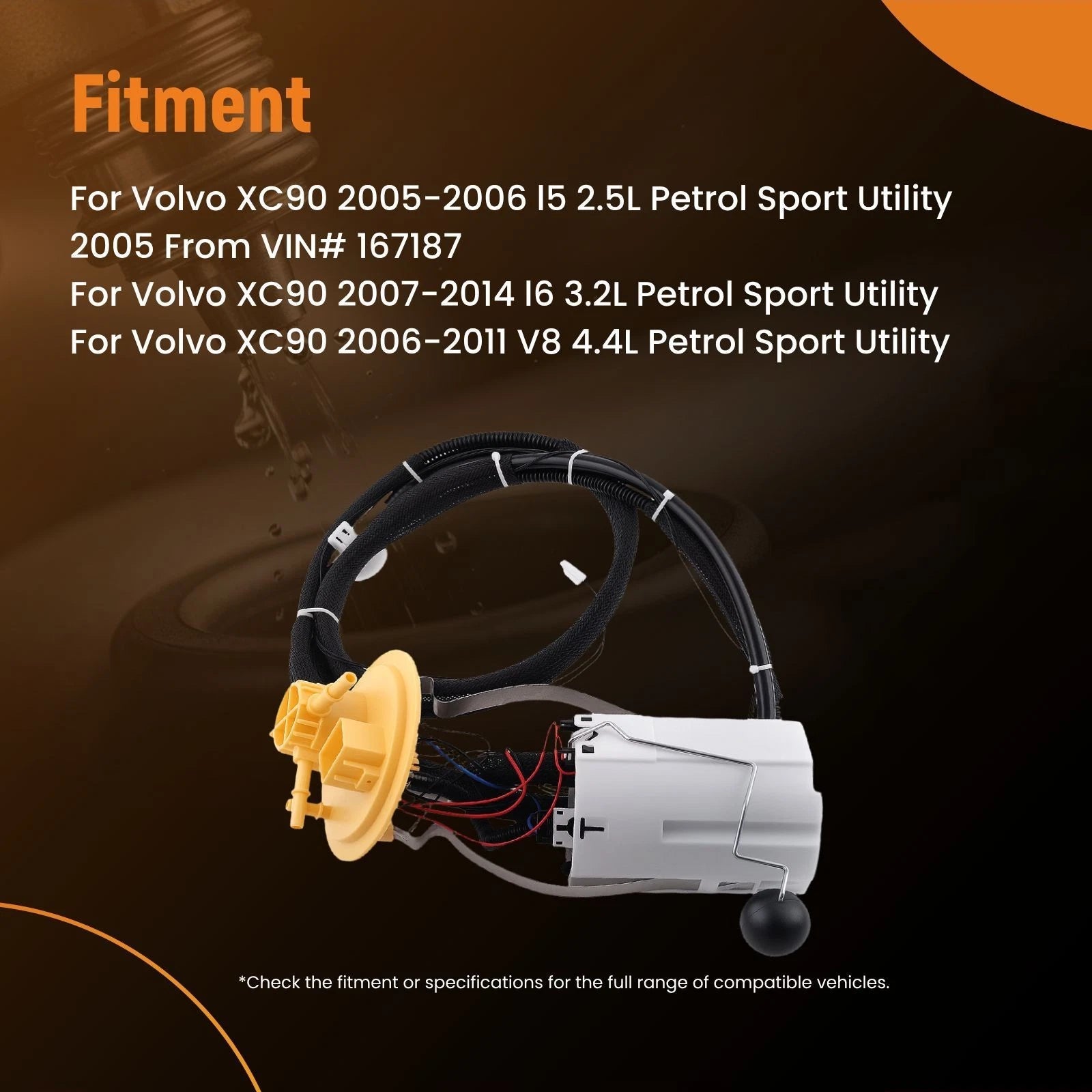 Electric Fuel Pump for Volvo XC90 (2005–2014) SP5106M