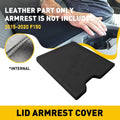 Synthetic Leather Center Console Lid Armrest Cover for Ford F150 (2015–2019)