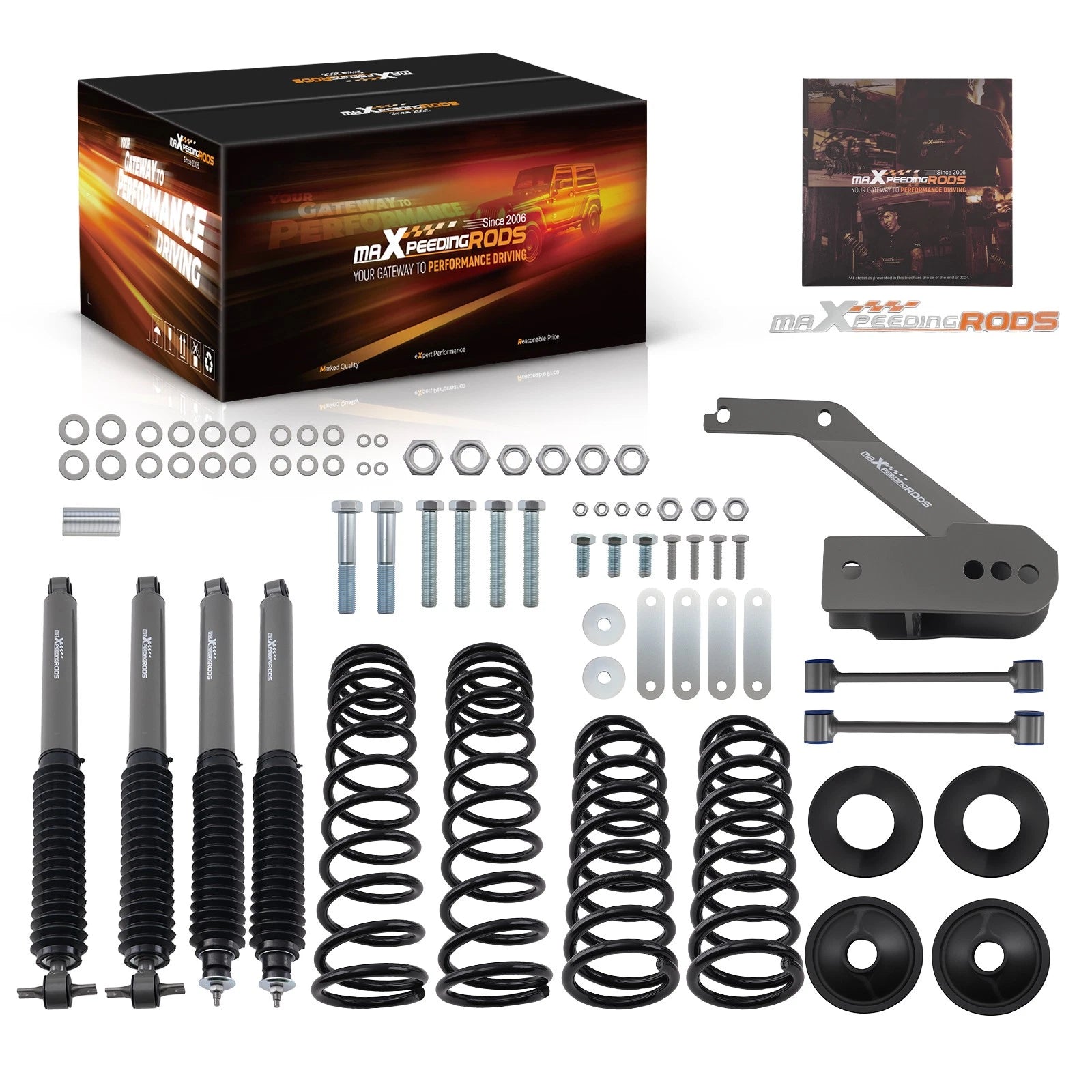 3.25" Lift Kit w/ G1 Shock Absorber for Jeep Wrangler (2007–2018)