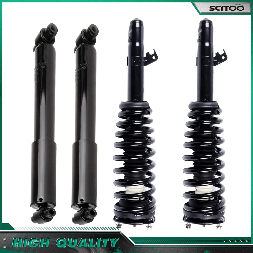 Set of 4 Front Strut Assembly Rear Shock for Ford Fusion Mercury Milan (2006–2009)