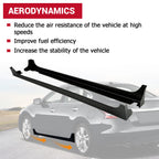 Pair Side Skirt Extensions for Nissan Altima (2013-2015) Matte Black